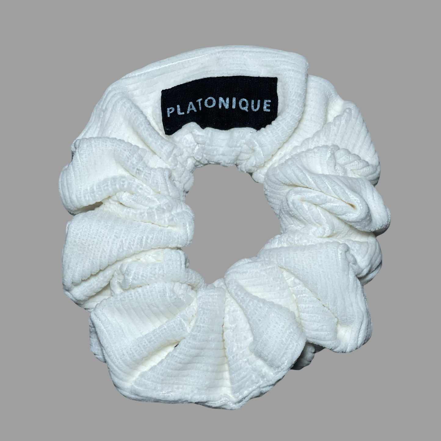 Scrunchies Corduroy White