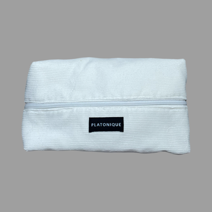 Dopp Bags Corduroy White