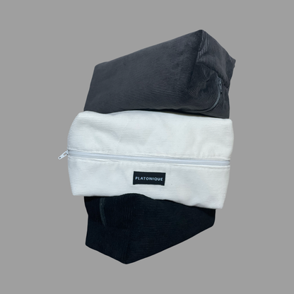 Dopp Bags Corduroy White