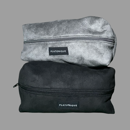 Dopp Bags Suede Grey
