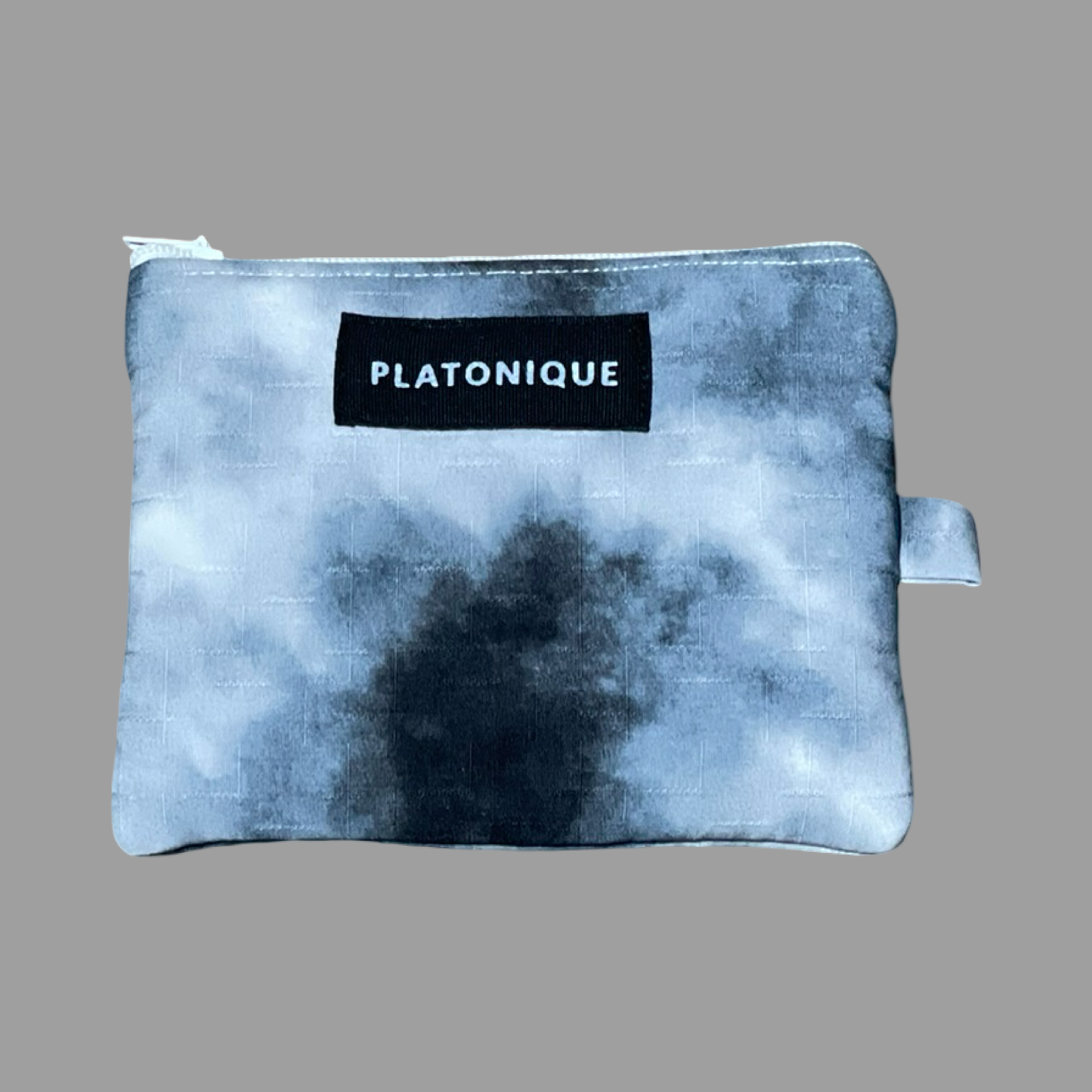 Zipper Pouch Sky ( White Lining )