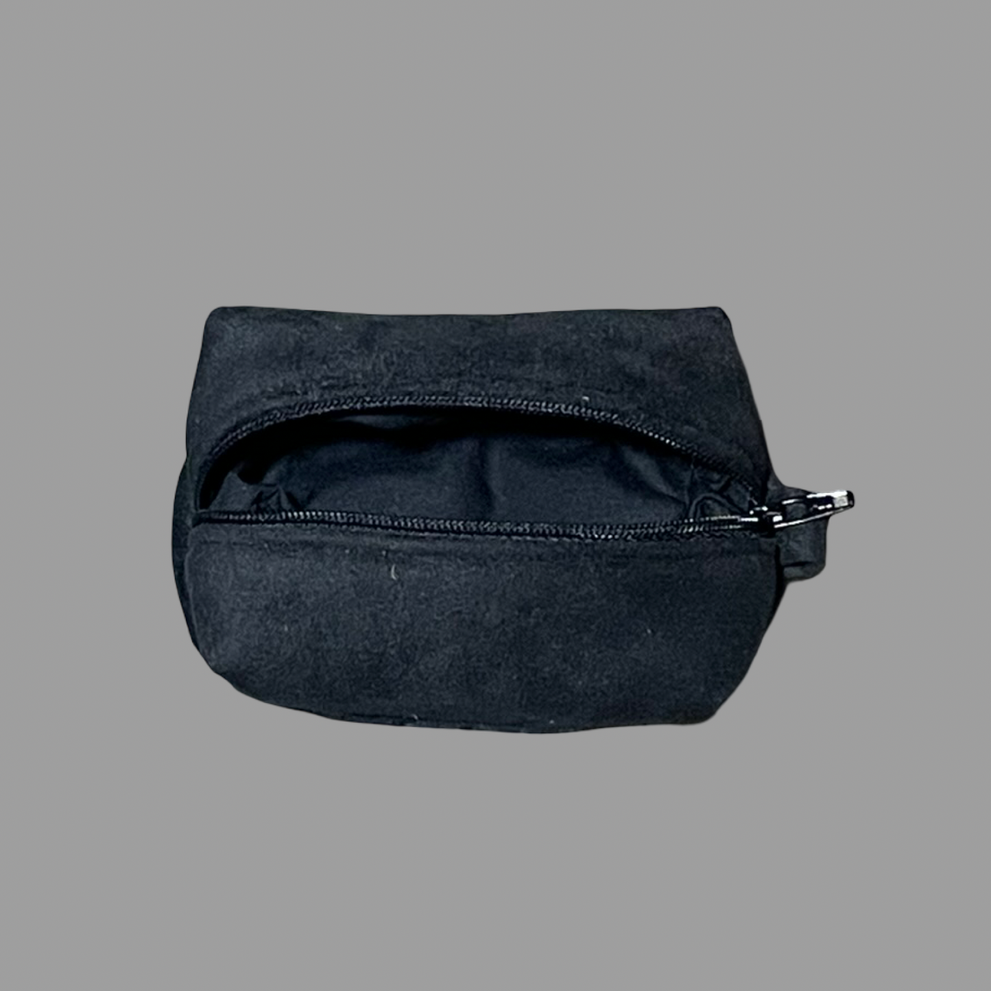 Tiny Dopp Bag Suede Black