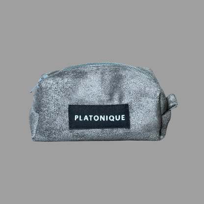 Tiny Dopp Bag Suede Grey