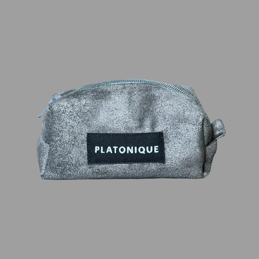 Tiny Dopp Bag Suede Grey