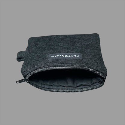 Zipper Pouch Corduroy Black